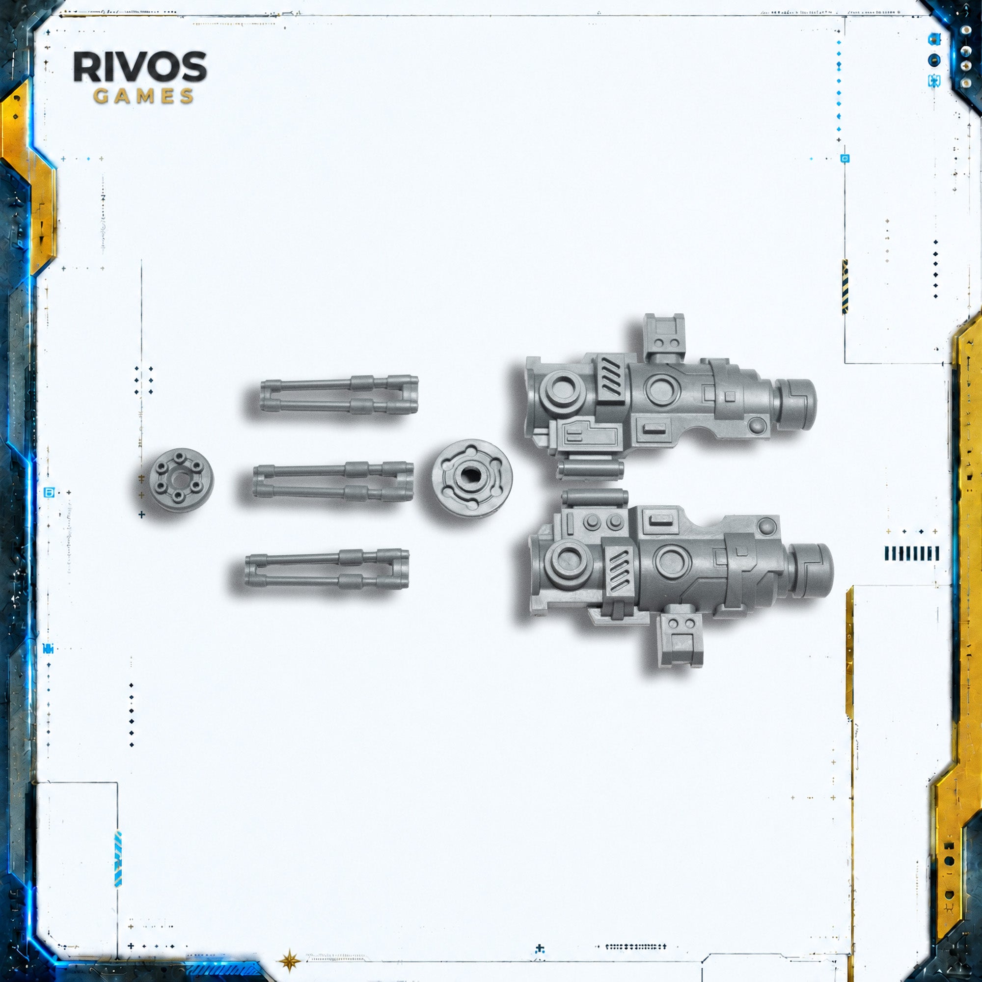 Warhammer 40K Tau Empire XV104 Riptide Battlesuit Heavy Burst Cannon - Bits (Bitz)