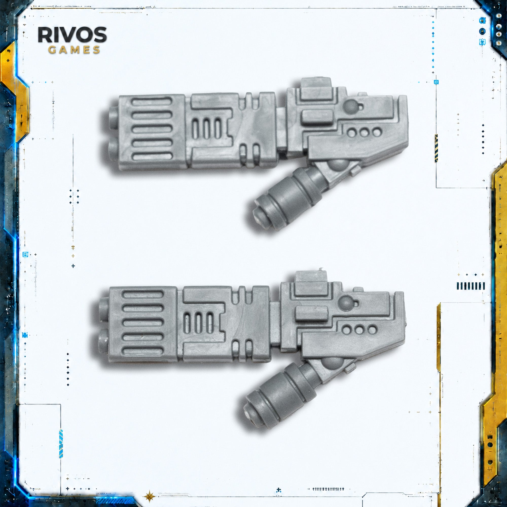 Warhammer 40K Tau Empire XV104 Riptide Battlesuit Fushion Blasters x 2 - Bits (Bitz)