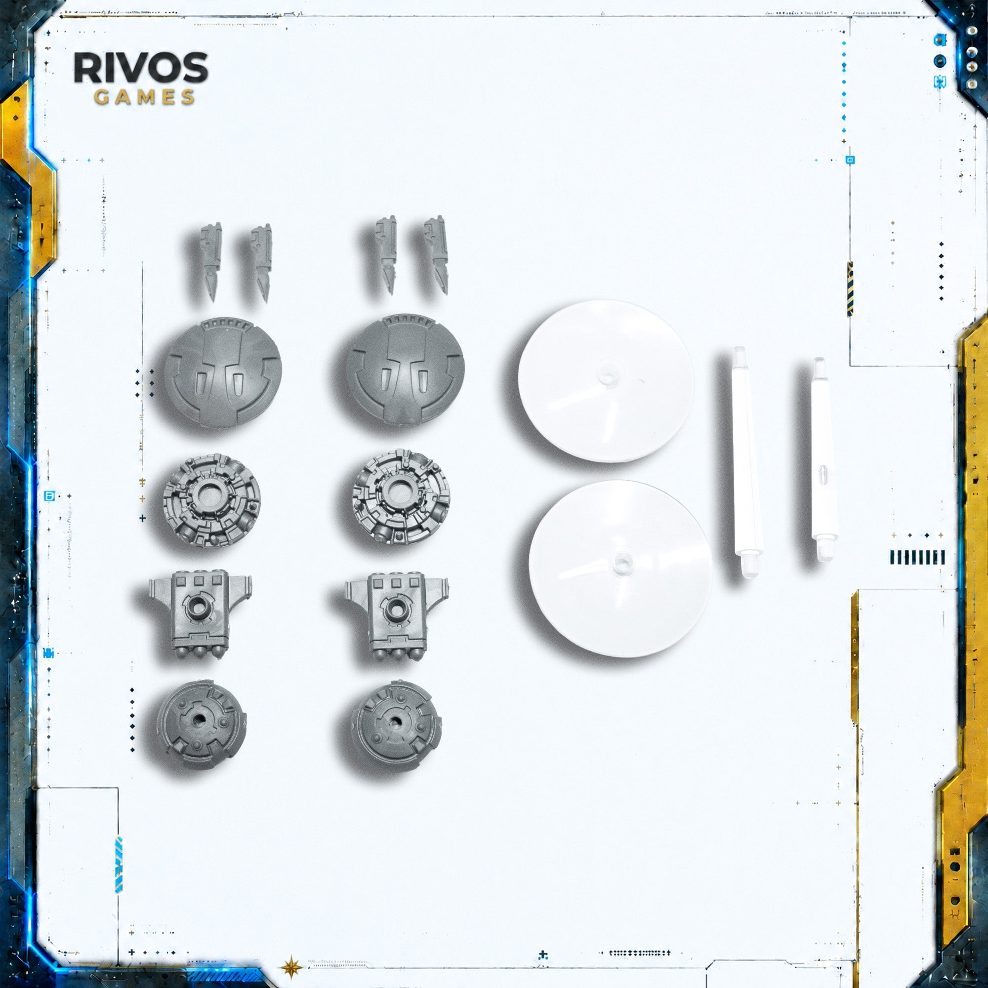 Warhammer 40K Tau Empire XV104 Riptide Battlesuit Missile Drones x 2 - Bits (Bitz)