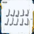 Warhammer Cities of Sigmar Black Ark Corsairs Cutlasses x 10 - Bits (Bitz)
