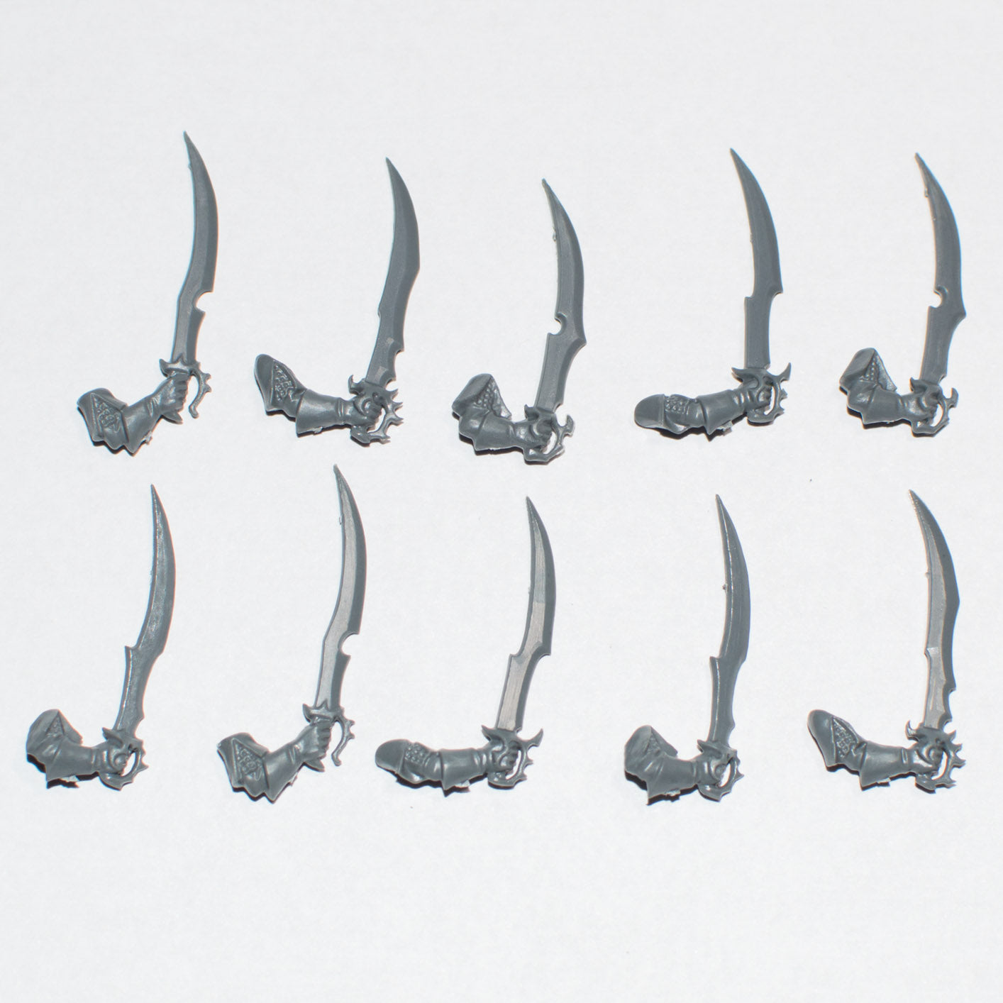 Cities of Sigmar Black Ark Corsairs Cutlasses x 10 - Age of Sigmar - Authentic Sprue