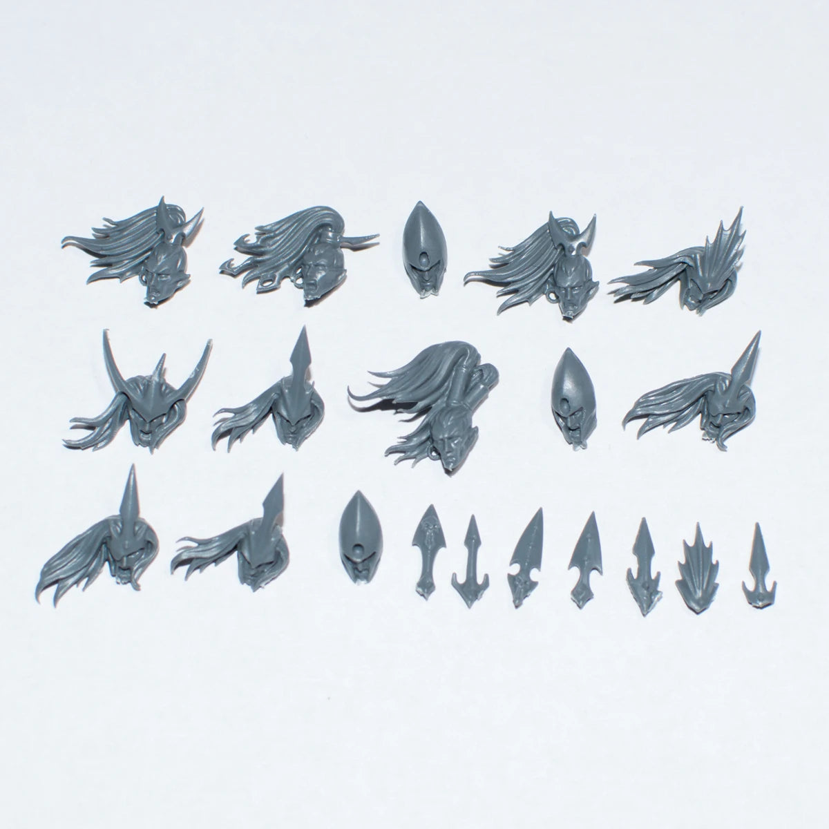 Warhammer Cities of Sigmar Black Ark Corsairs Heads x 13  Bits Bitz