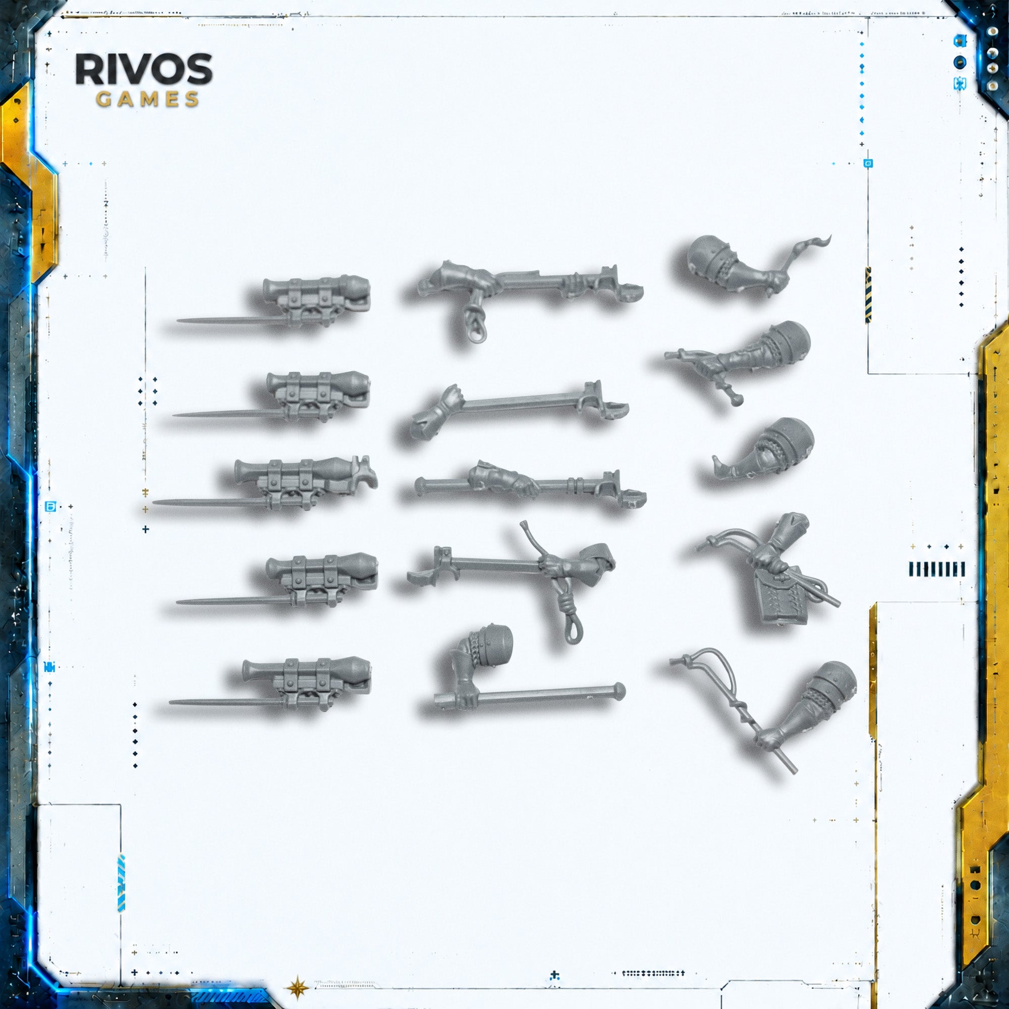 Warhammer Cities of Sigmar Freeguild Fusiliers Fusil Cannon x 5 A - Bits (Bitz)