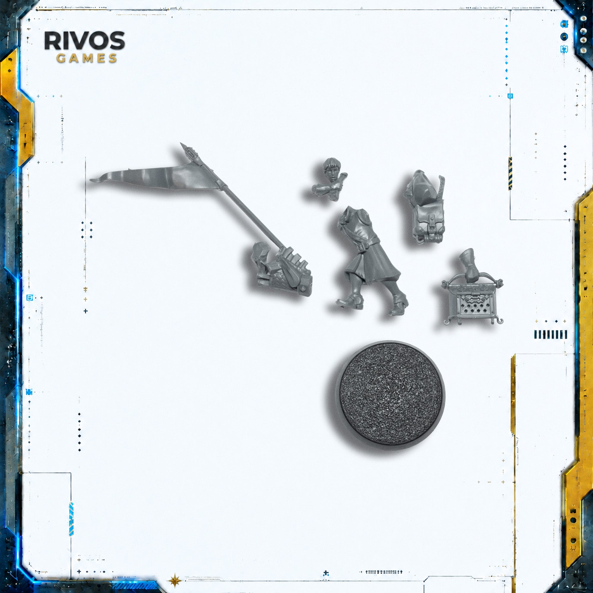 Warhammer Cities of Sigmar Freeguild Fusiliers Blackpowder Squire - Bits (Bitz)