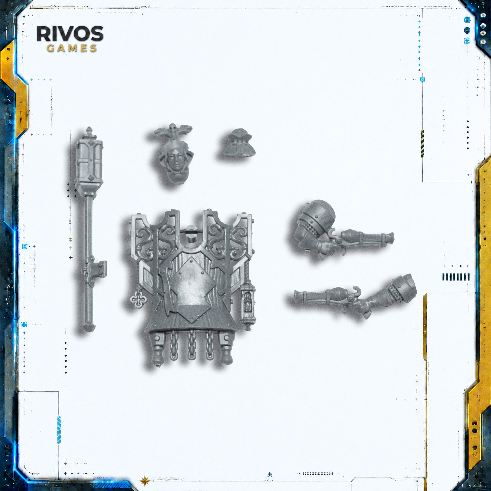 Warhammer Cities of Sigmar Freeguild Fusiliers Sergeant Accessories - Bits (Bitz)