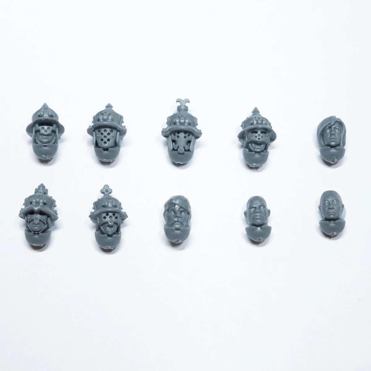 Warhammer Cities of Sigmar Freeguild Fusiliers Heads x 10 Bits Bitz
