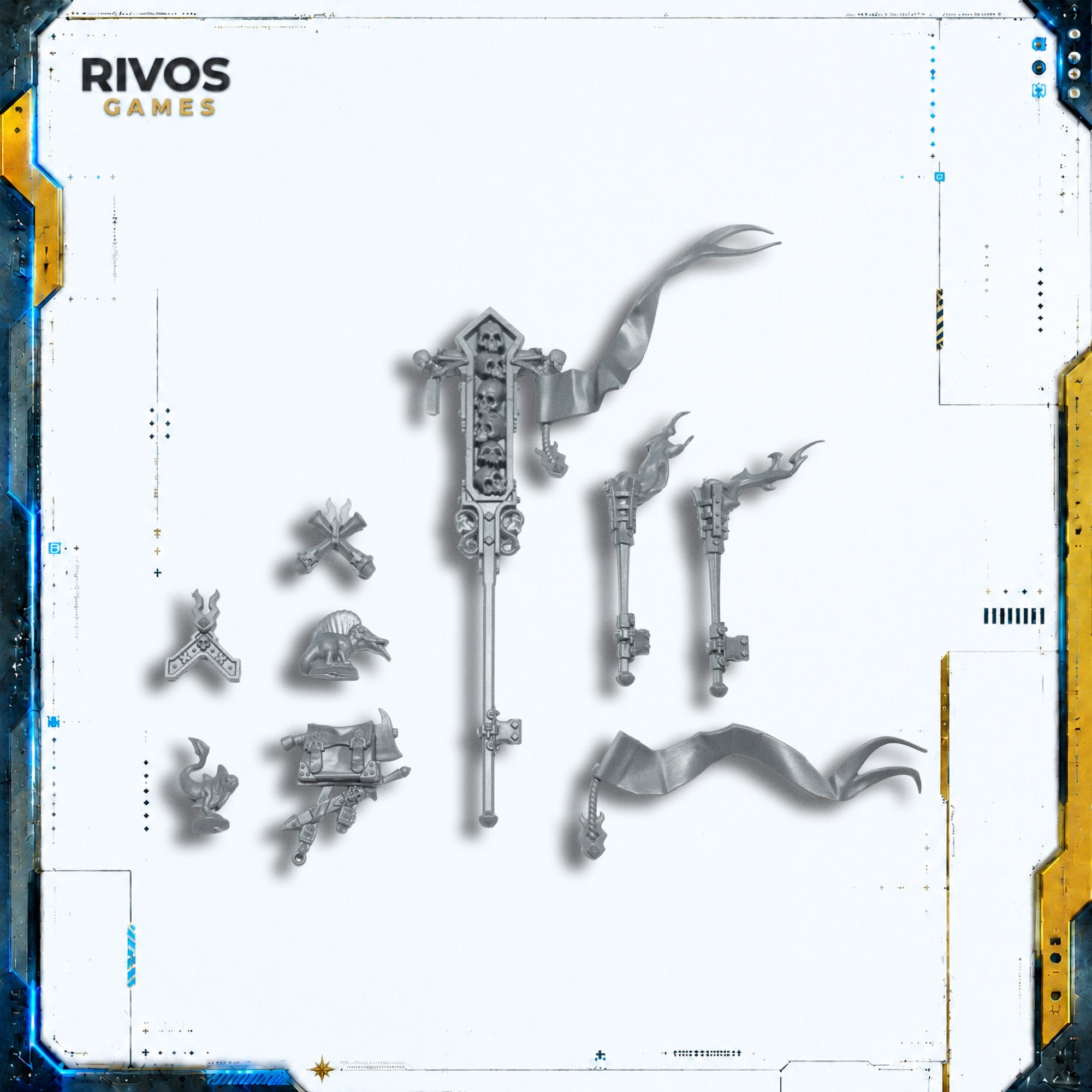 Warhammer Cities of Sigmar Freeguild Fusiliers Accessories - Bits (Bitz)