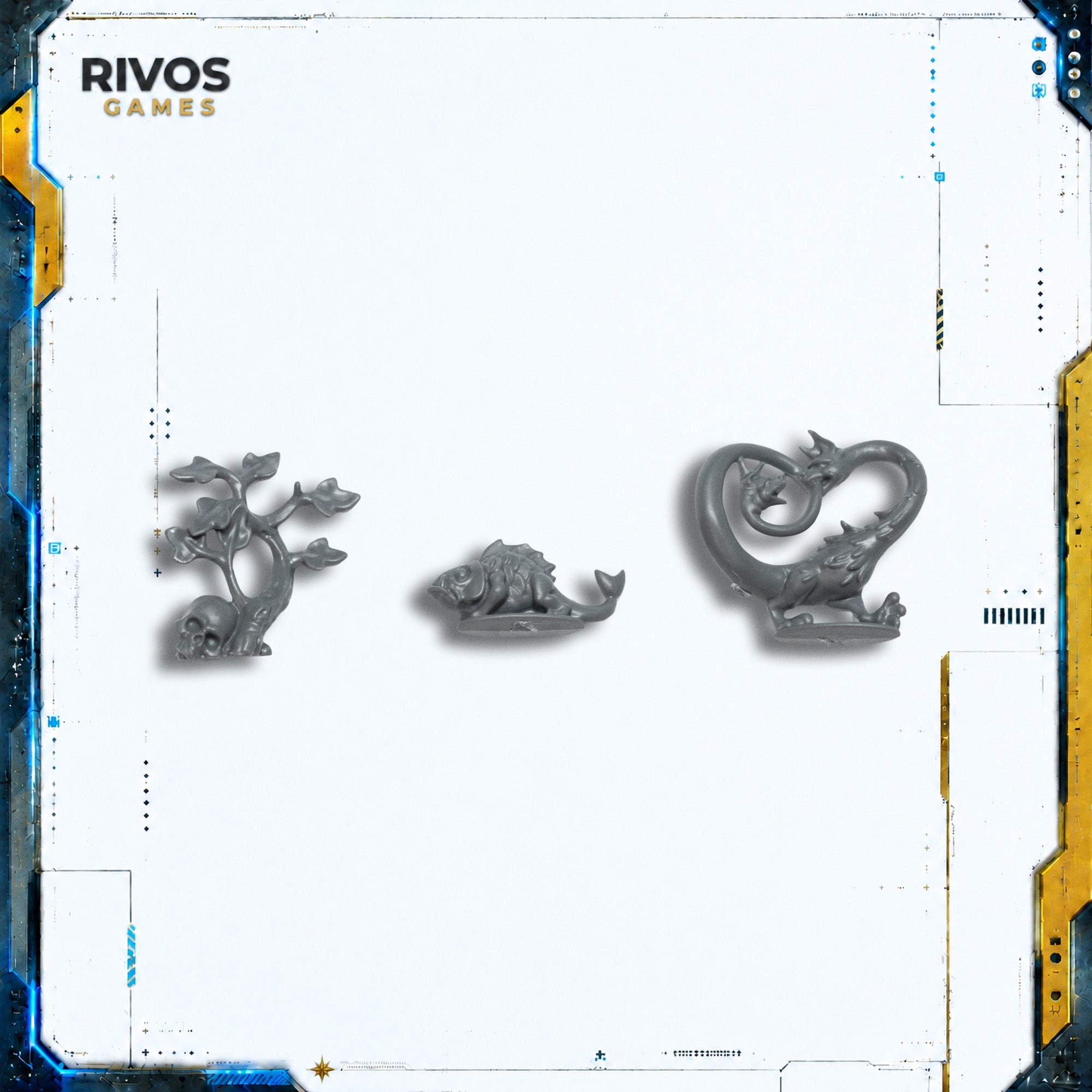 Warhammer Cities of Sigmar Freeguild Command Corps Base Accessories - Bits (Bitz)