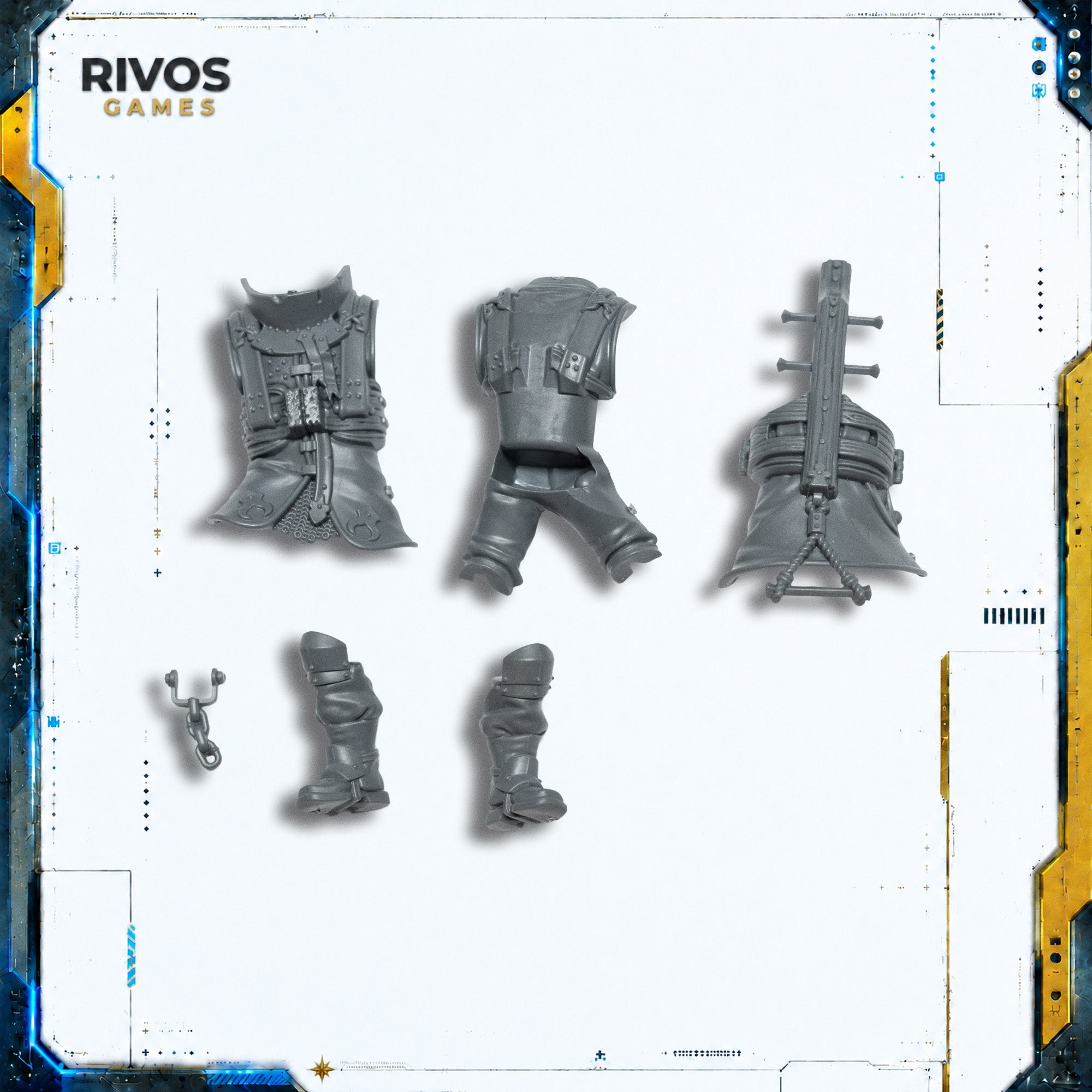 Warhammer Cities of Sigmar Fusil Major on Ogor Warhulk Ogor Body - Bits (Bitz)