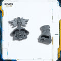Warhammer Cities of Sigmar Fusil Major on Ogor Warhulk Ogor Head A - Bits (Bitz)