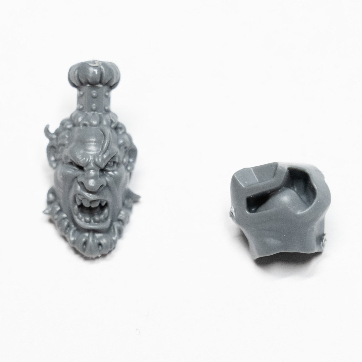 Cities of Sigmar Fusil Major on Ogor Warhulk Ogor Head B - Age of Sigmar - Kitbash Bit