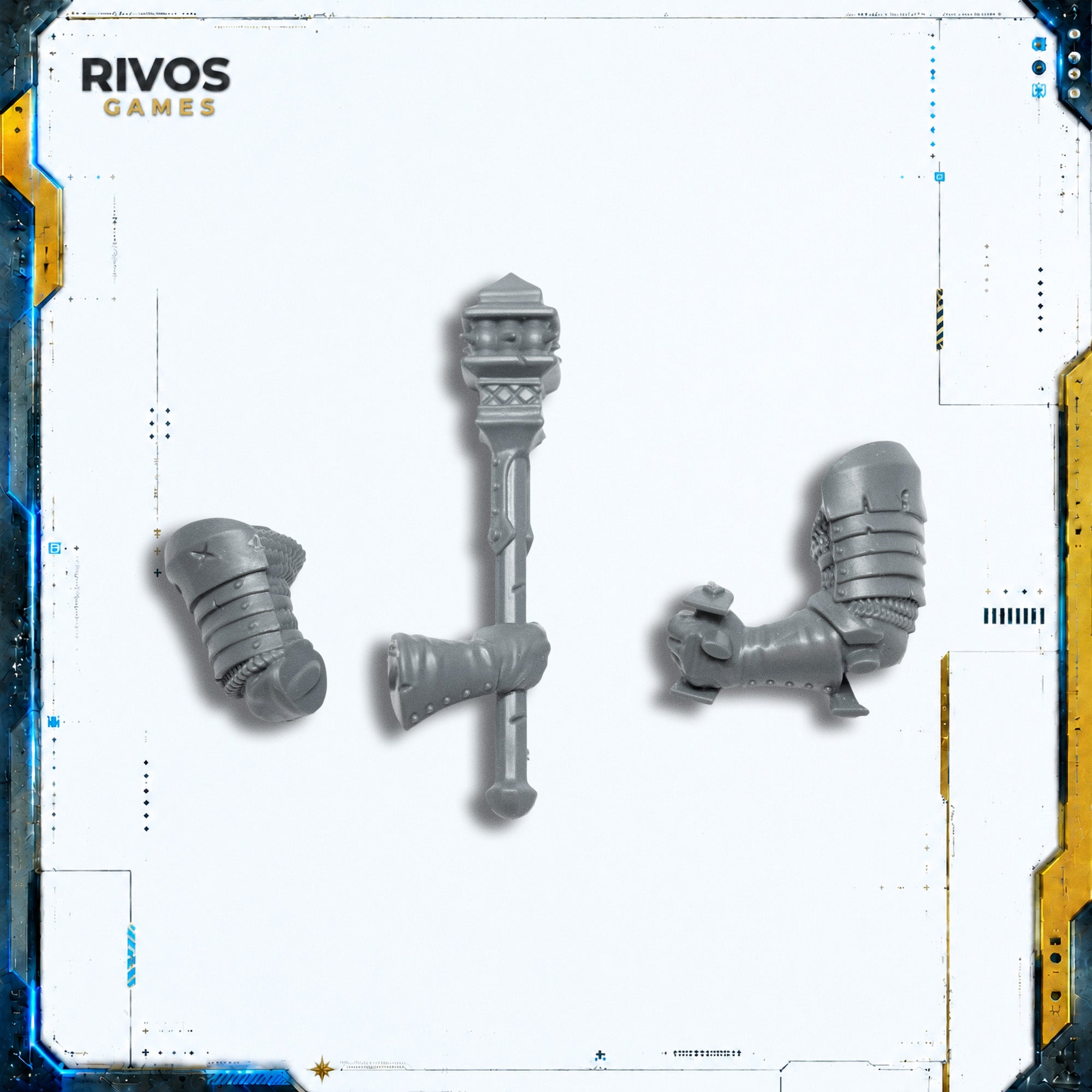 Warhammer Cities of Sigmar Fusil Major on Ogor Warhulk Ogor Mace A - Bits (Bitz)