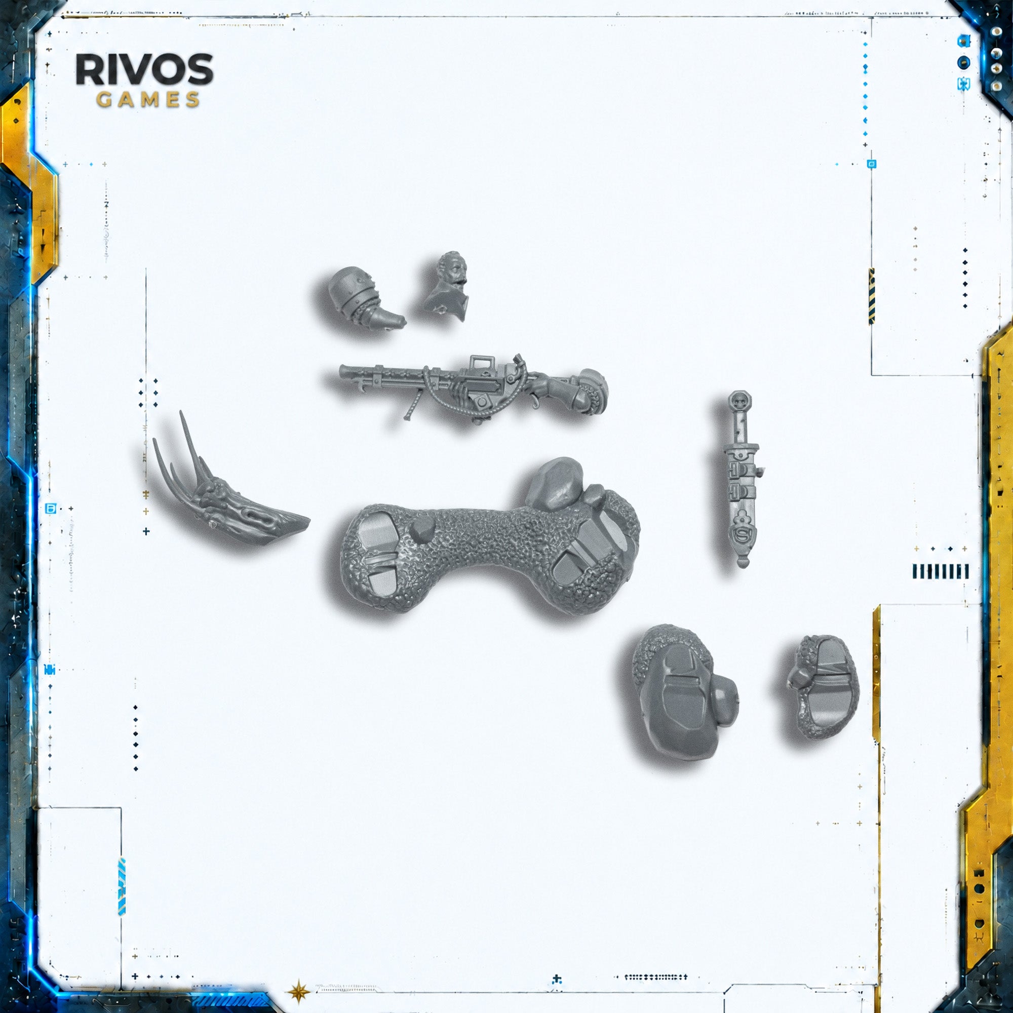 Warhammer Cities of Sigmar Fusil Major on Ogor Warhulk Accessories - Bits (Bitz)