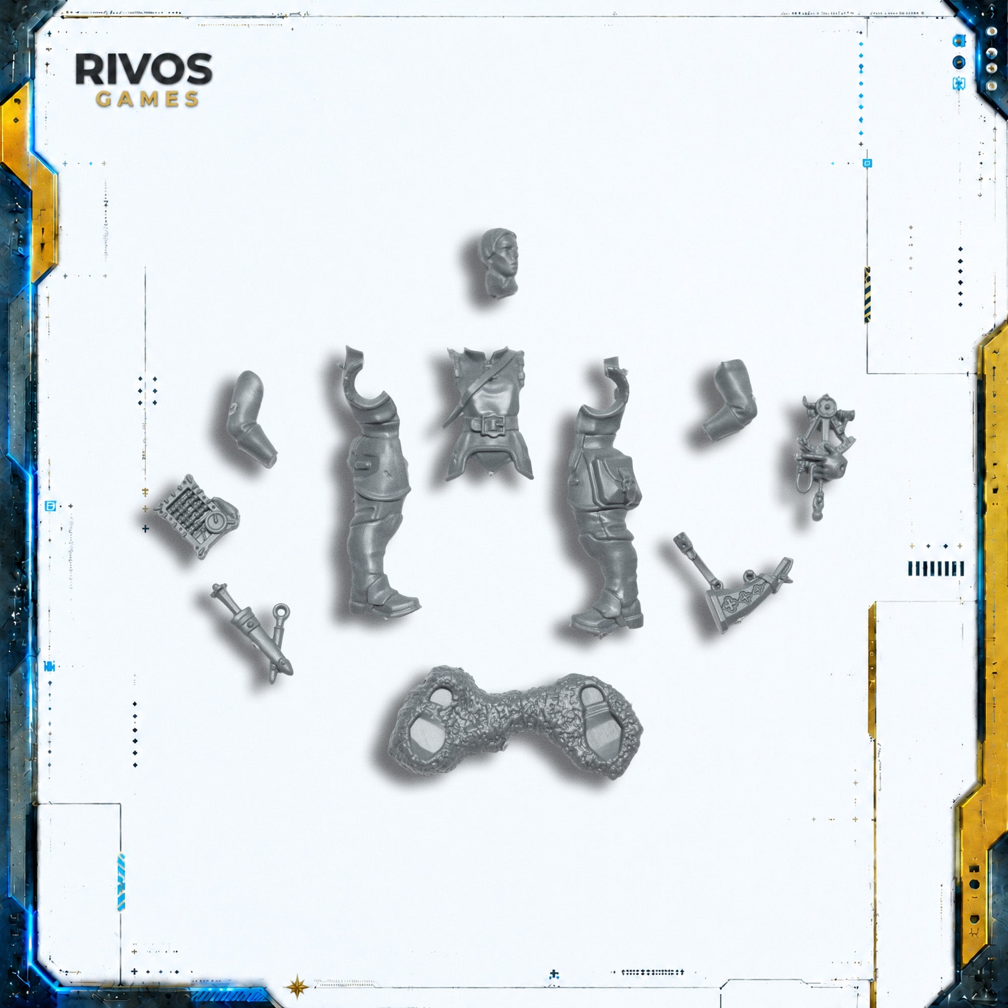 Warhammer Cities of Sigmar Ironweld Great Cannon Artillerist A - Bits (Bitz)