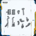 Warhammer Cities of Sigmar Ironweld Great Cannon Accessories - Bits (Bitz)