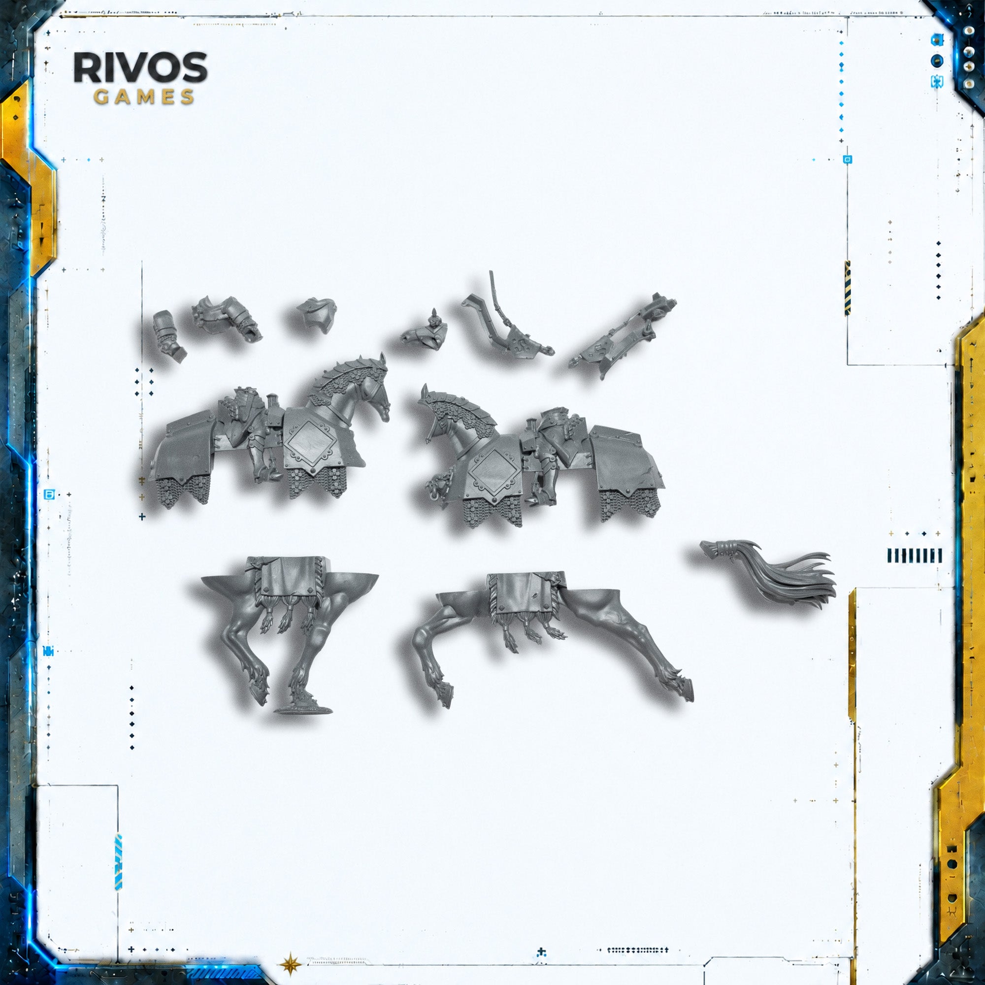 Warhammer Cities of Sigmar Freeguild Cavaliers Cavalier C - Bits (Bitz)