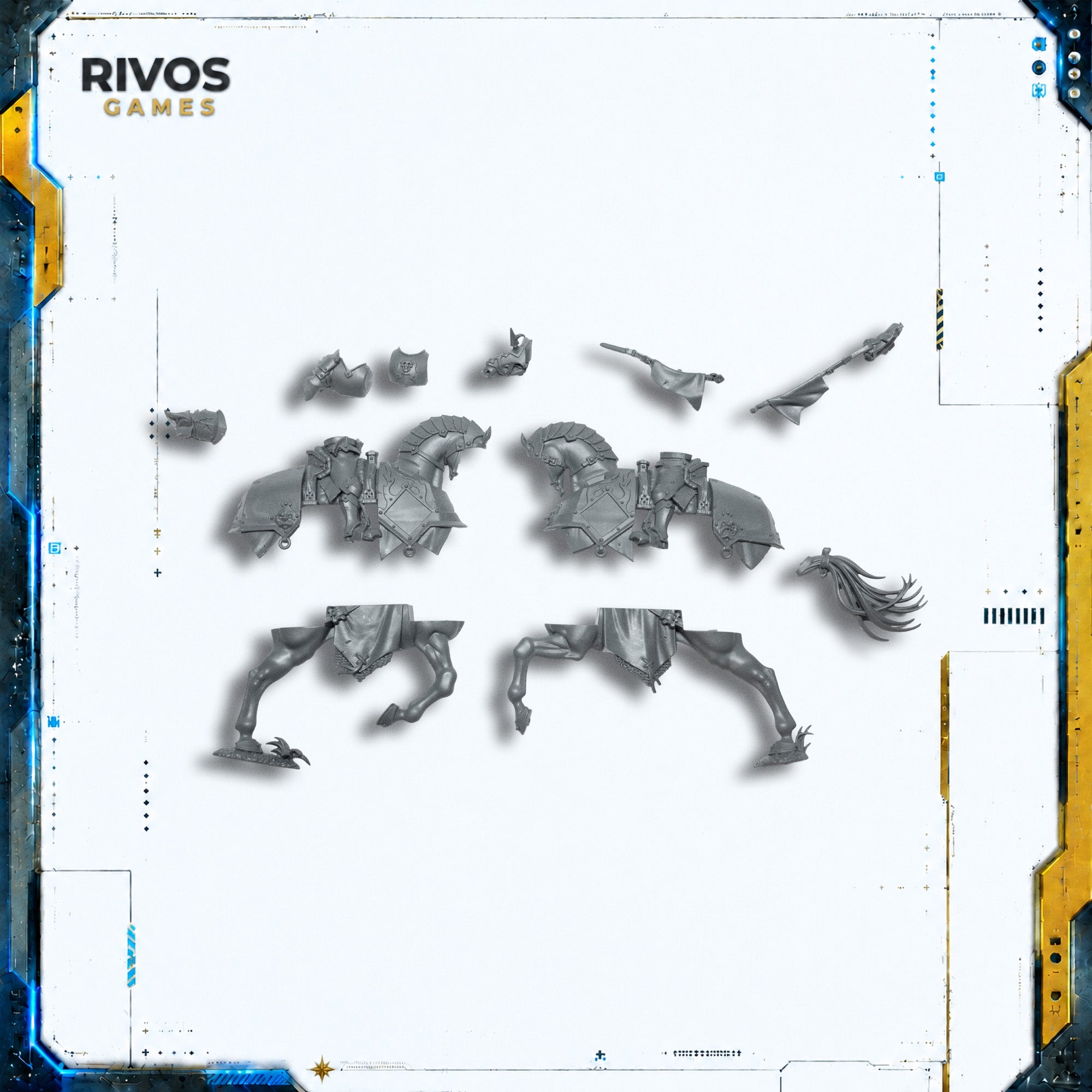 Warhammer Cities of Sigmar Freeguild Cavaliers Cavalier D - Bits (Bitz)