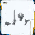 Warhammer Cities of Sigmar Freeguild Cavaliers Champion Head & Sword - Bits (Bitz)
