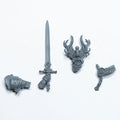 Warhammer Cities of Sigmar Freeguild Cavaliers Champion Head & Sword  Bits Bitz