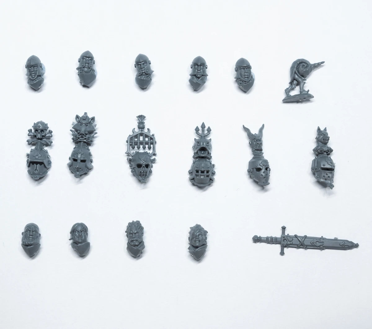 Warhammer Cities of Sigmar Freeguild Cavaliers Heads and Helmets  Bits Bitz
