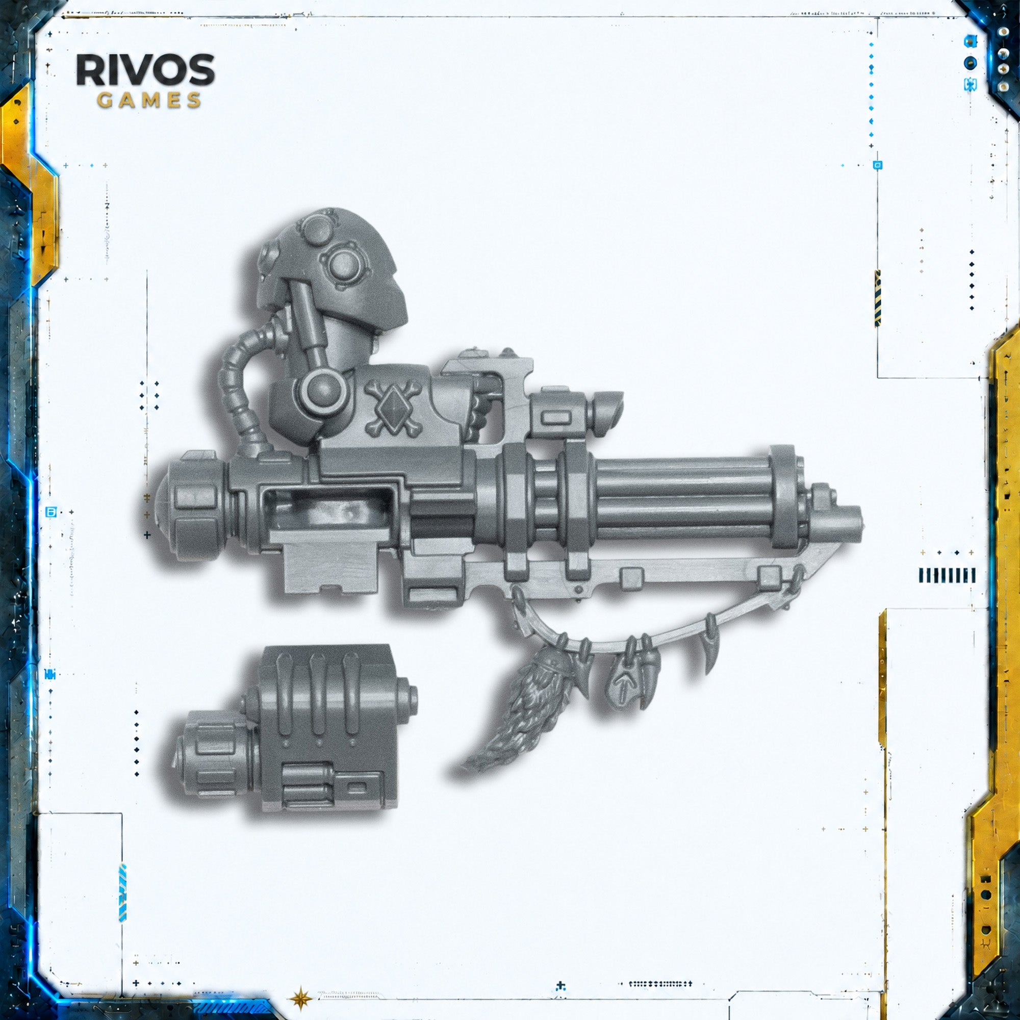 Warhammer 40K Space Wolves Wolf Guard Terminators Assault Cannon - Bits (Bitz)