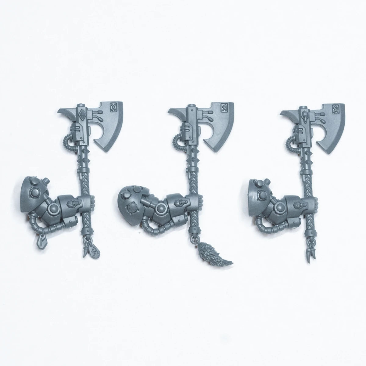 Warhammer 40K Space Wolves Wolf Guard Terminators Power Axe x 3 Bits Bitz