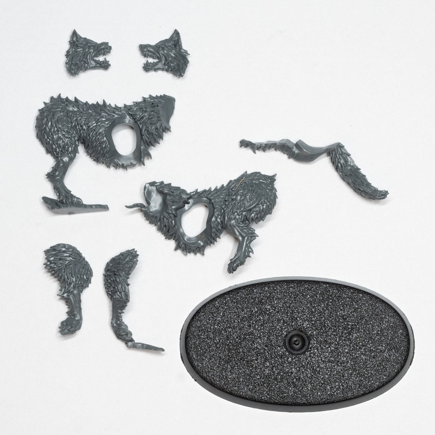 Space Wolves Wolf Guard Headtakers Wolf B - Warhammer - Conversion Part