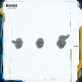 Warhammer 40K Space Wolves Wolf Guard Headtakers Heads x 3 C - Bits (Bitz)