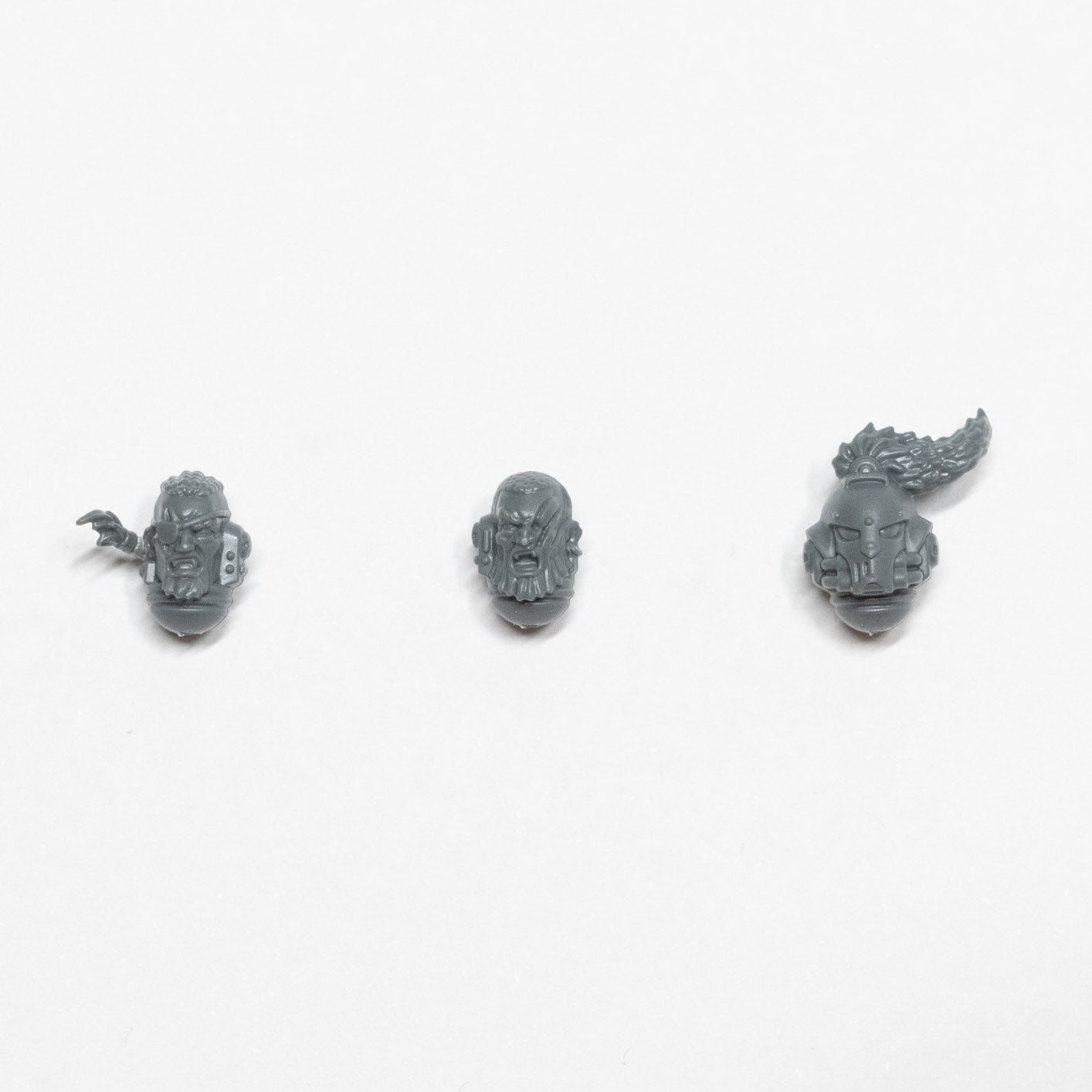 Space Wolves Wolf Guard Headtakers Heads x 3 C - Warhammer - Kitbash Bit