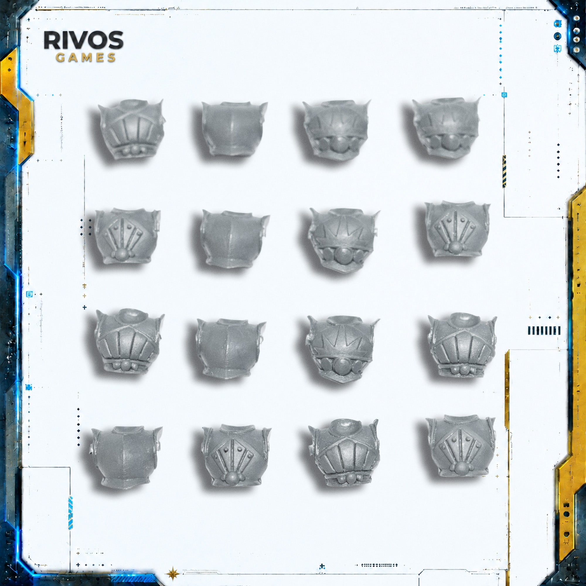 Warhammer High Elf Realms Elven Spearmen Torso x 16 - Bits (Bitz)