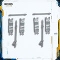 Warhammer High Elf Realms Elven Spearmen Standard x 2 - Bits (Bitz)