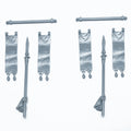Warhammer High Elf Realms Elven Spearmen Standard x 2 Bits Bitz