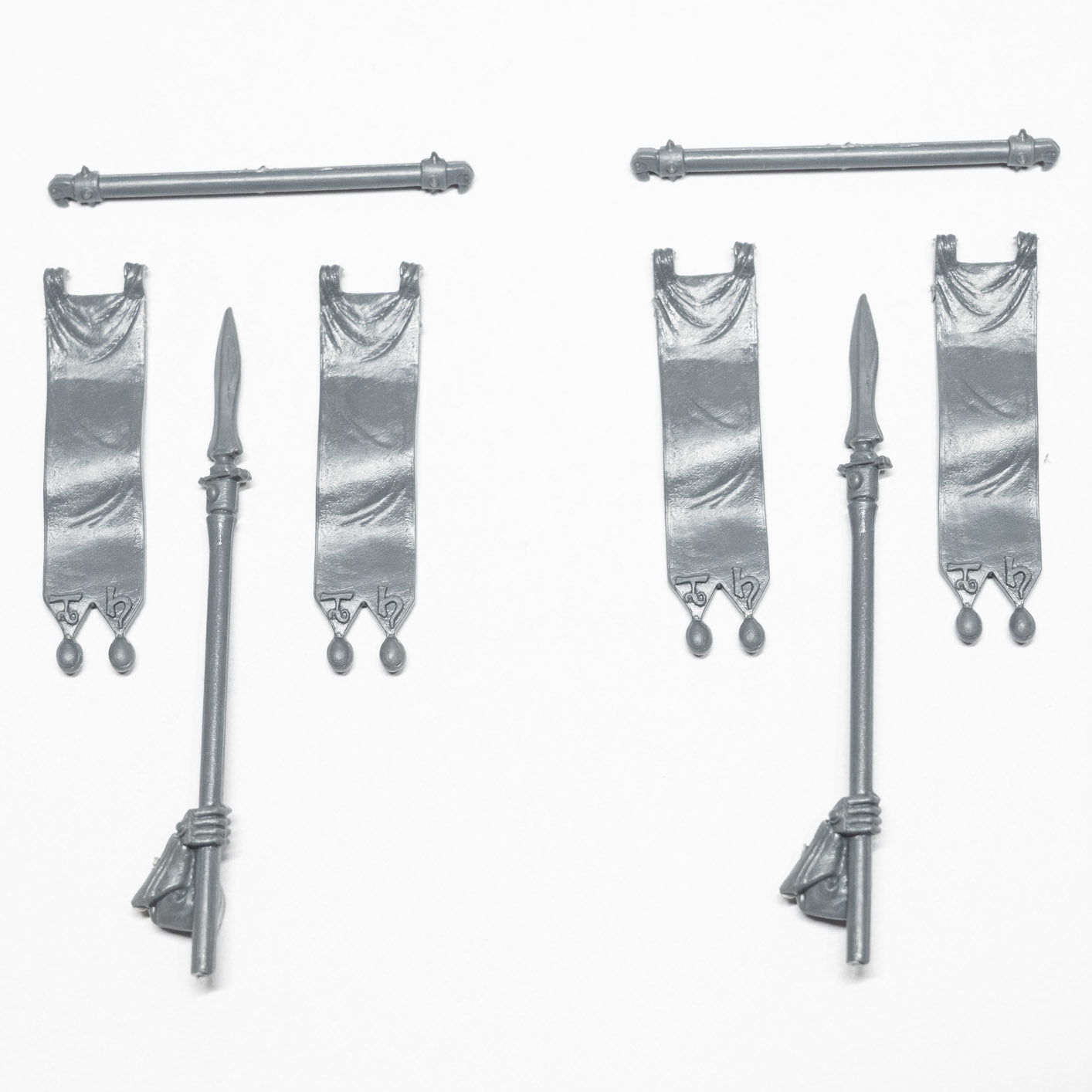 High Elf Realms Elven Spearmen Standard x 2 - Warhammer - Kitbash Bit