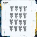 Warhammer High Elf Realms Elven Spearmen Shield Icons x 16 A - Bits (Bitz)