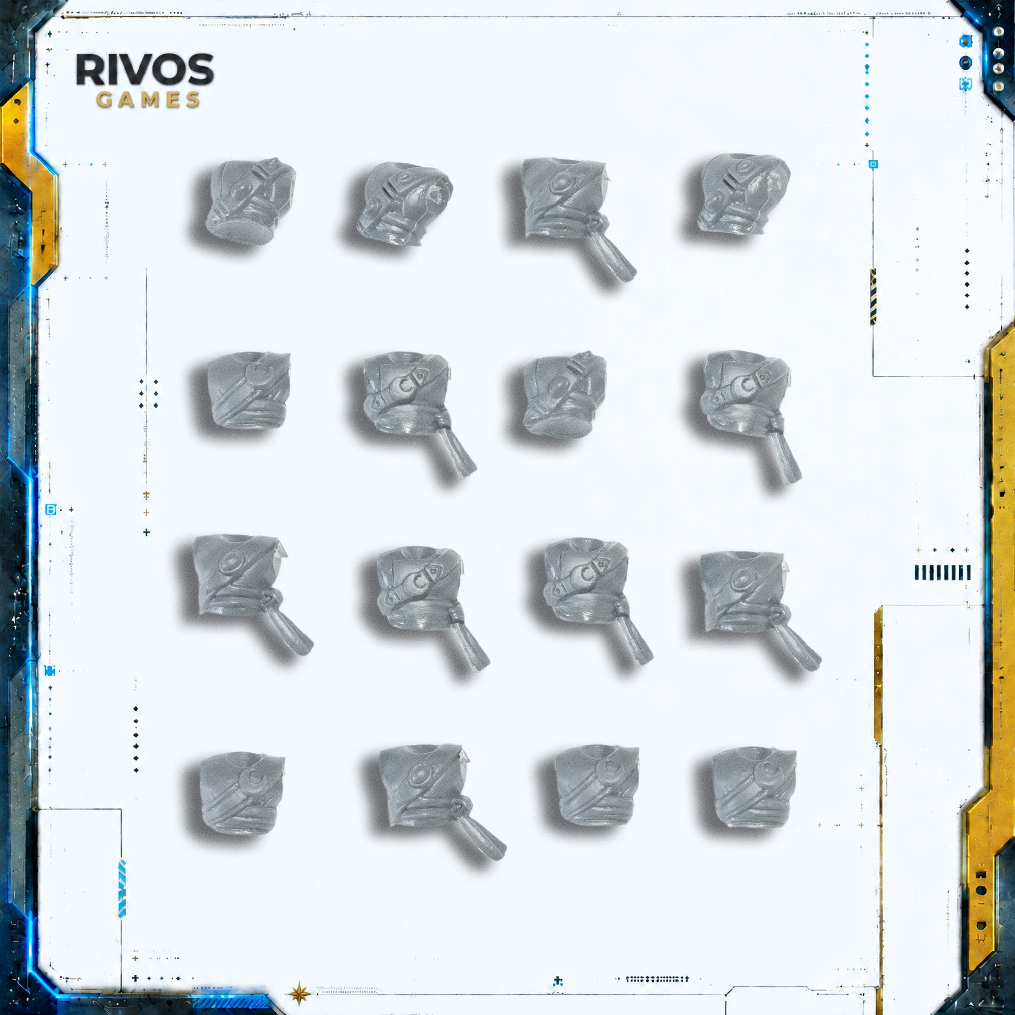 Warhammer High Elf Realms Elven Archers Torso x 16 - Bits (Bitz)