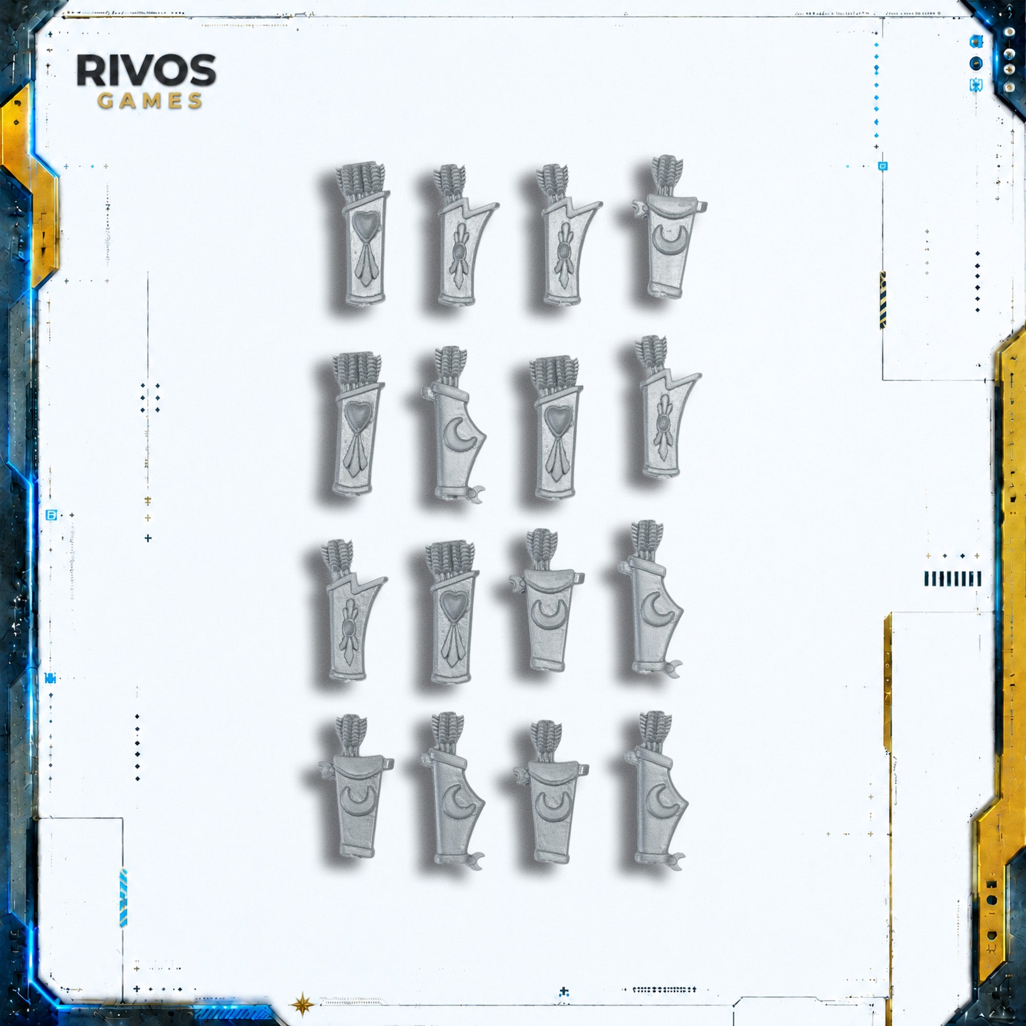 Warhammer High Elf Realms Elven Archers Quiver x 16 - Bits (Bitz)