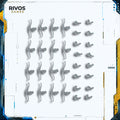 Warhammer High Elf Realms Elven Archers Bows x 16 - Bits (Bitz)