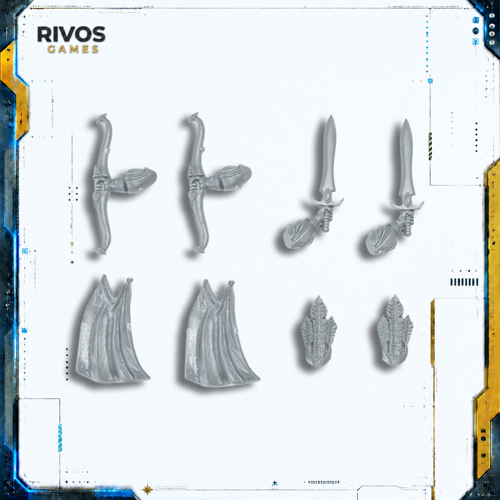 Warhammer High Elf Realms Elven Archers Champion Accessories - Bits (Bitz)