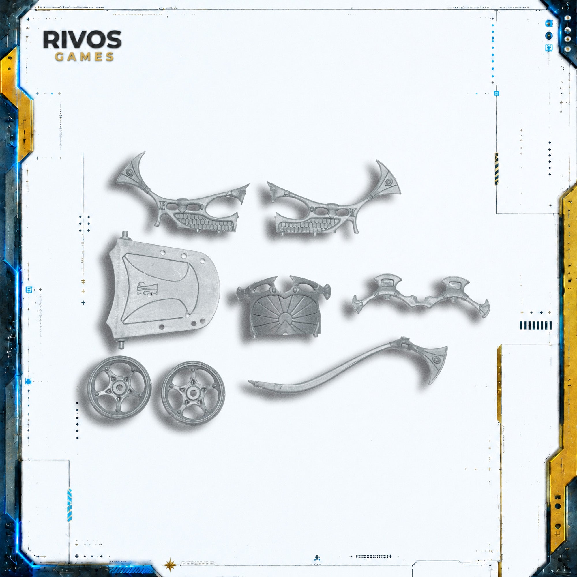 Warhammer High Elf Realms Tiranoc Chariots Chariot - Bits (Bitz)