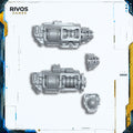 Warhammer 40K Space Marines Centurion Squad Grav Cannon and Amp A - Bits (Bitz)