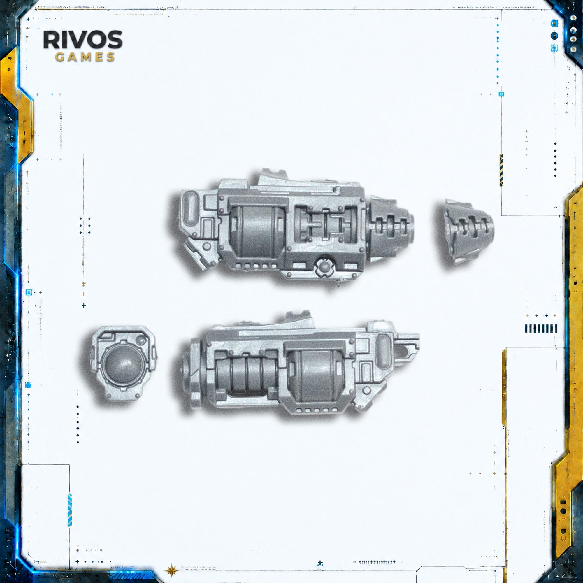Warhammer 40K Space Marines Centurion Squad Grav Cannon and Amp C - Bits (Bitz)