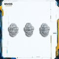 Warhammer 40K Space Marines Centurion Squad Heads x 3 - Bits (Bitz)