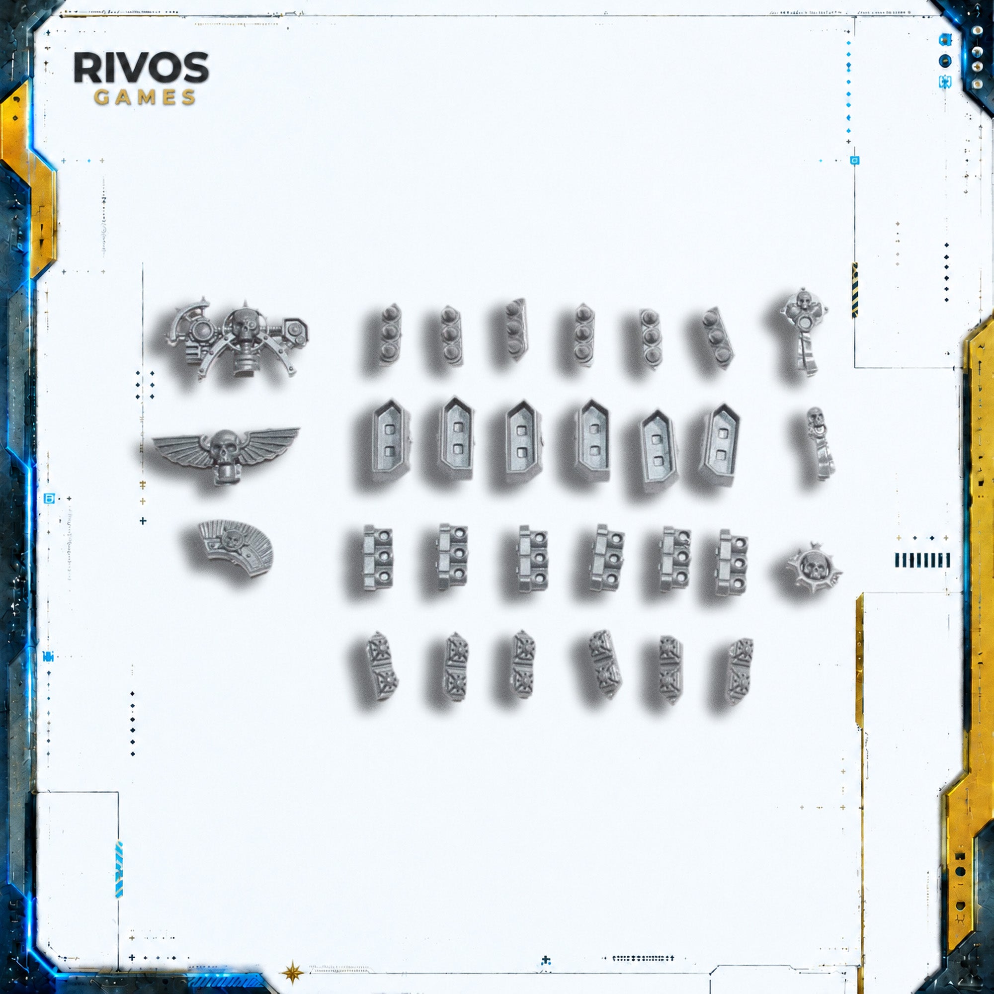 Warhammer 40K Space Marines Centurion Squad Accessories - Bits (Bitz)