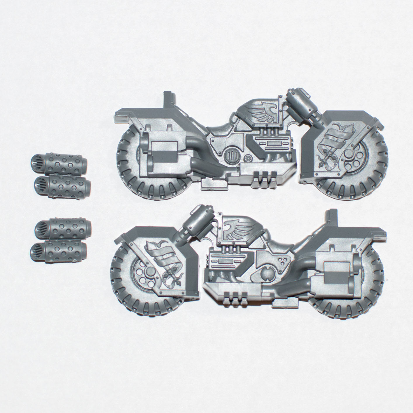 Dark Angels Ravenwing Command Squad Bike Chasis B - Warhammer - Authentic Sprue
