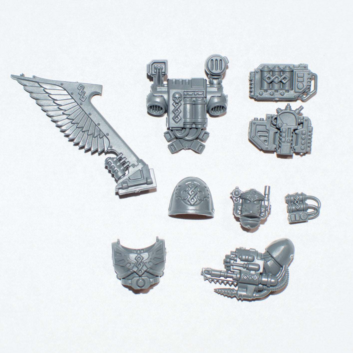 Dark Angels Ravenwing Command Squad Apothecary Accessories - Warhammer - Kitbash Bit