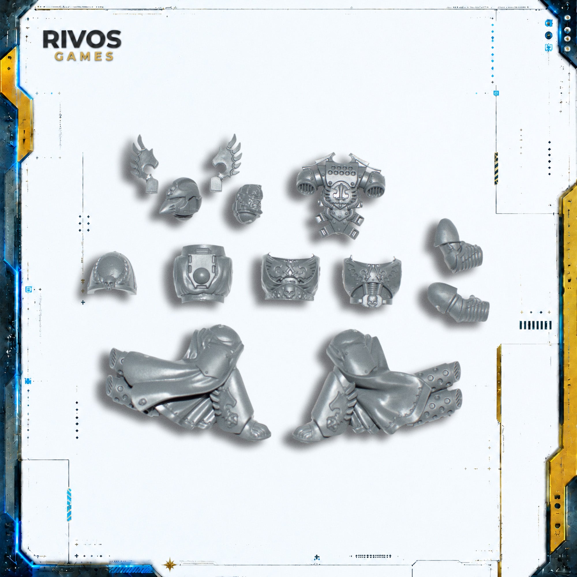 Warhammer 40K Dark Angels Ravenwing Command Squad Champion Accessories - Bits (Bitz)