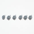 Dark Angels Ravenwing Command Squad Heads x 6 - Warhammer - Spare Part