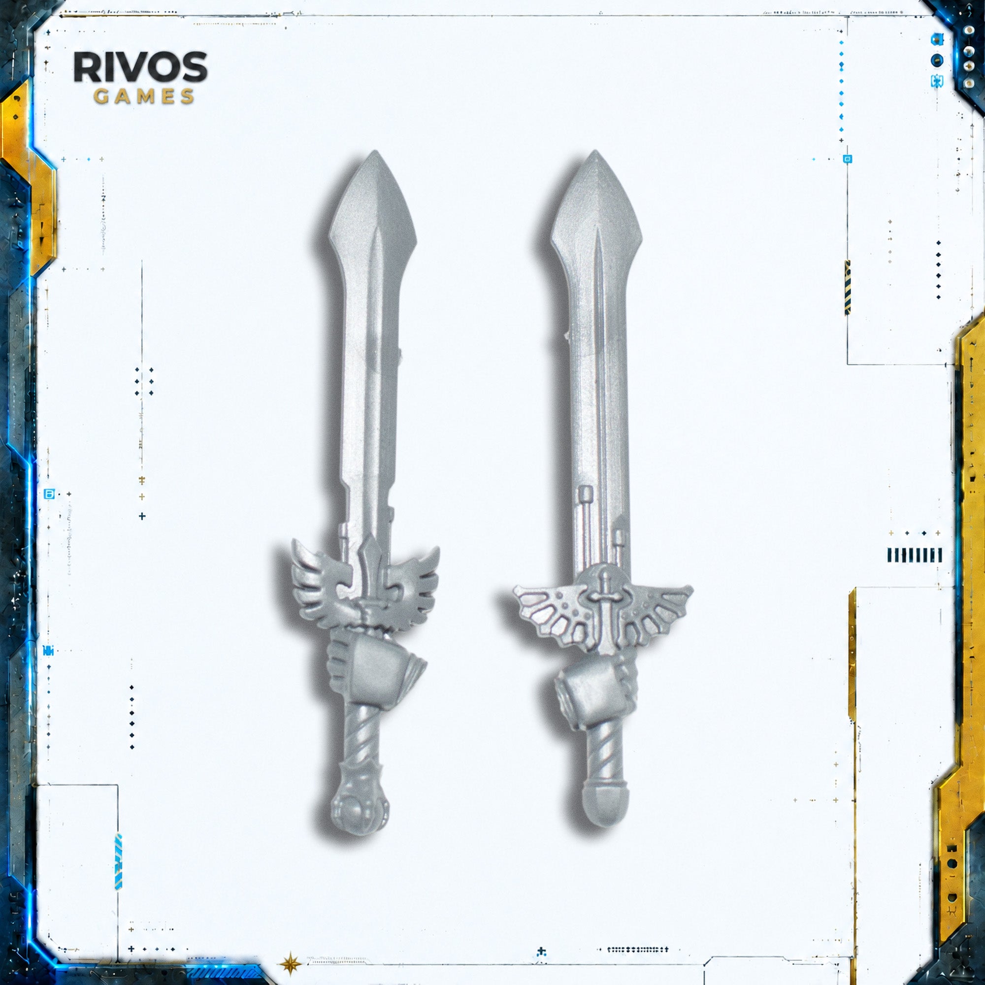 Warhammer 40K Dark Angels Ravenwing Command Squad Power Sword x 2 - Bits (Bitz)