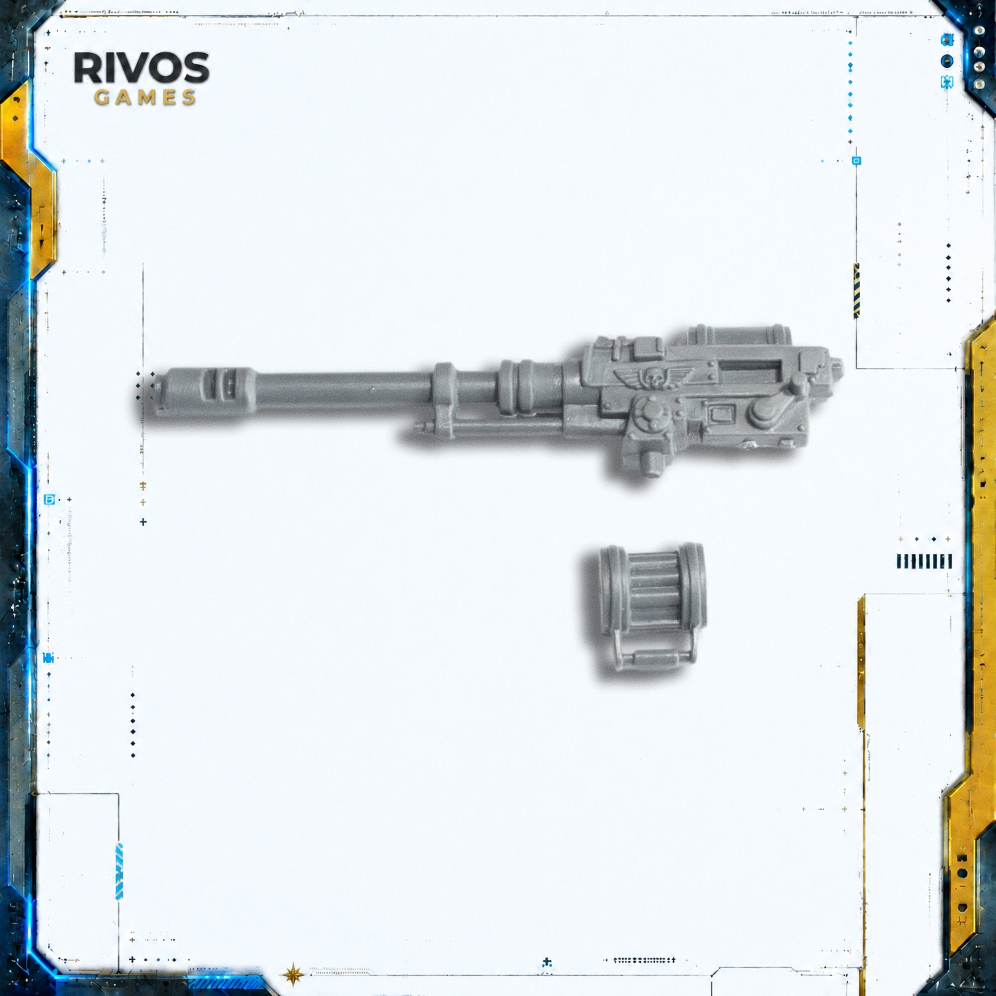 Warhammer 40K Astra Militarum Catachan Heavy Weapons Squad Autocannon - Bits (Bitz)