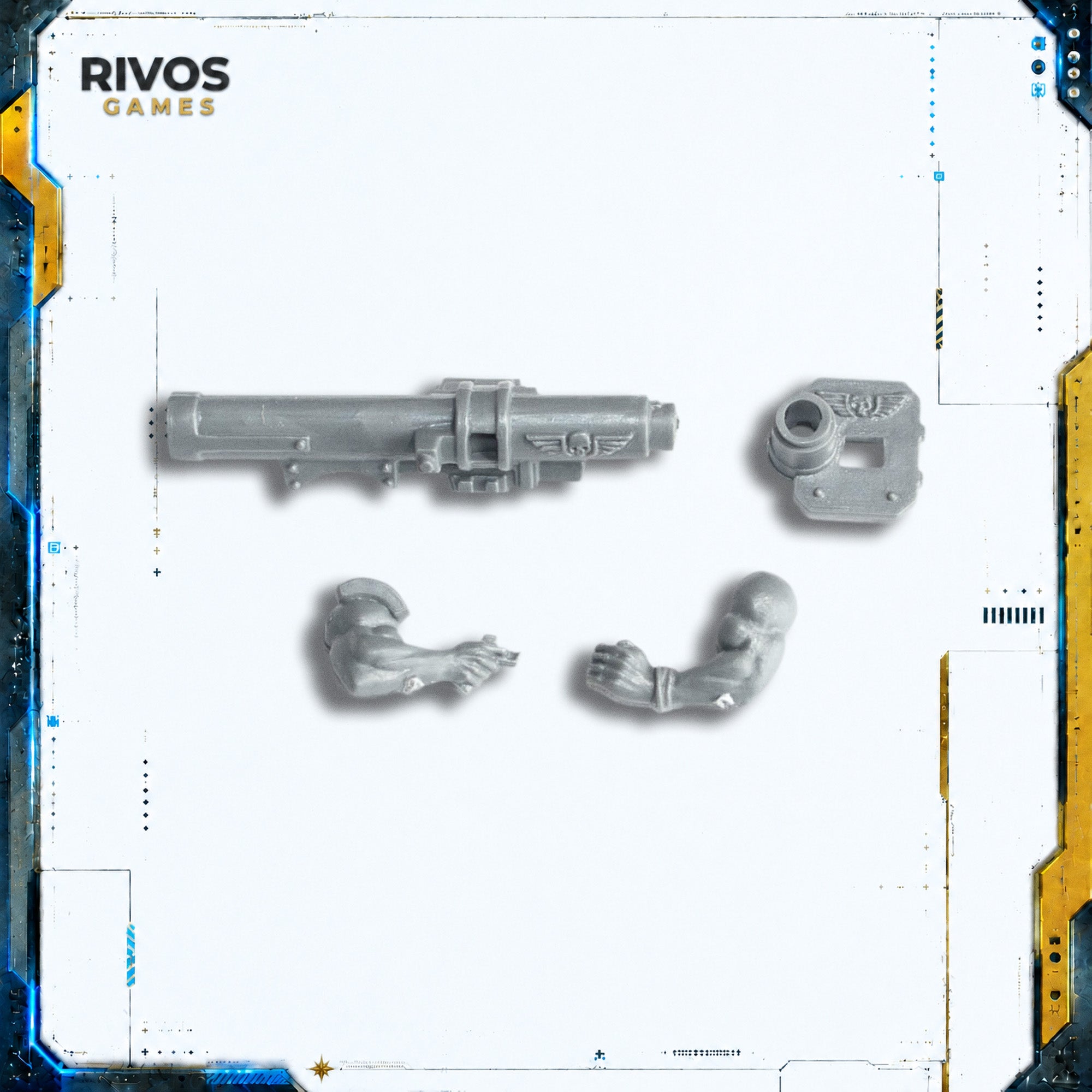 Warhammer 40K Astra Militarum Catachan Heavy Weapons Missile Launcher - Bits (Bitz)